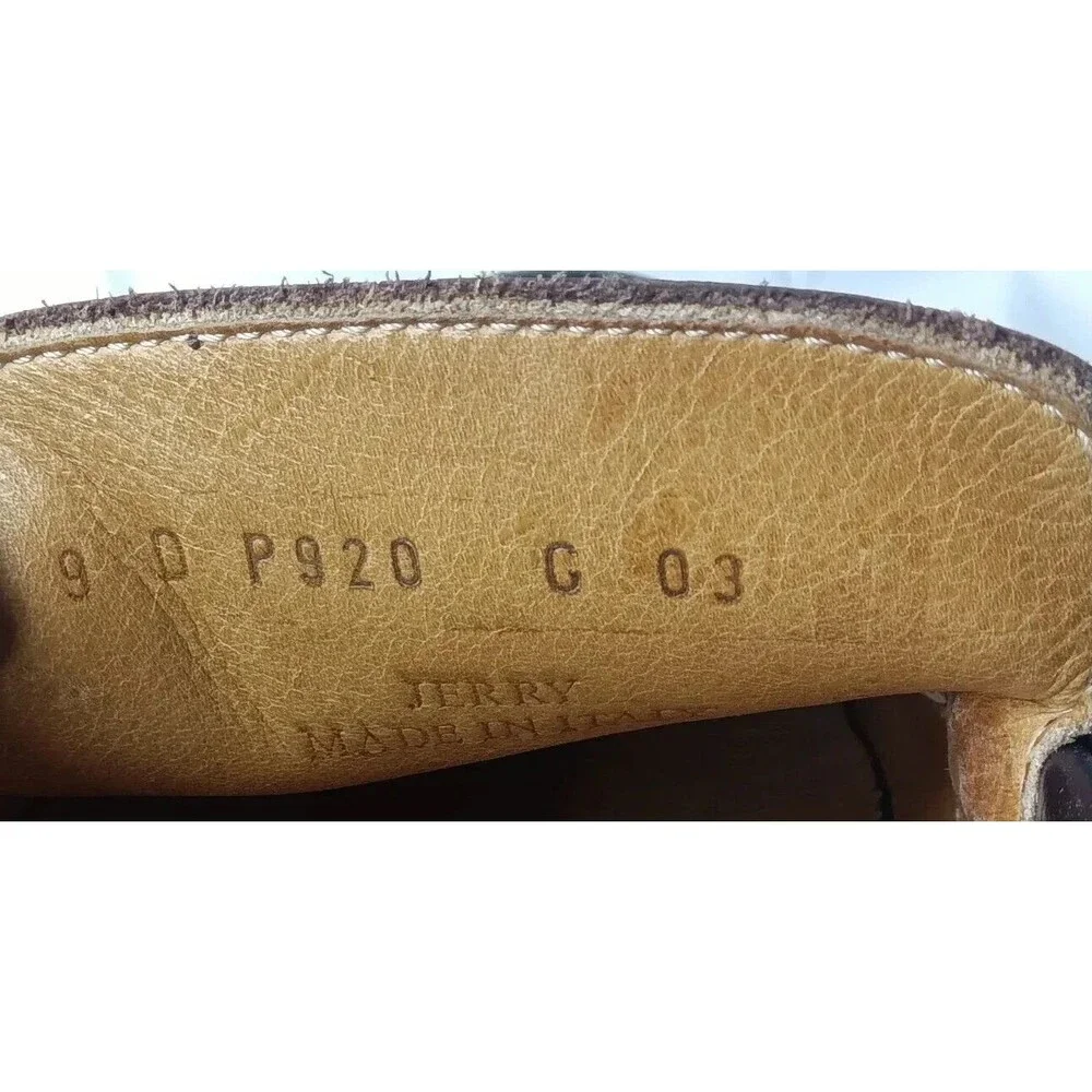 Coach Jerry Loafers Men’s Size 9 Shoes Italian Leather Dark Brown